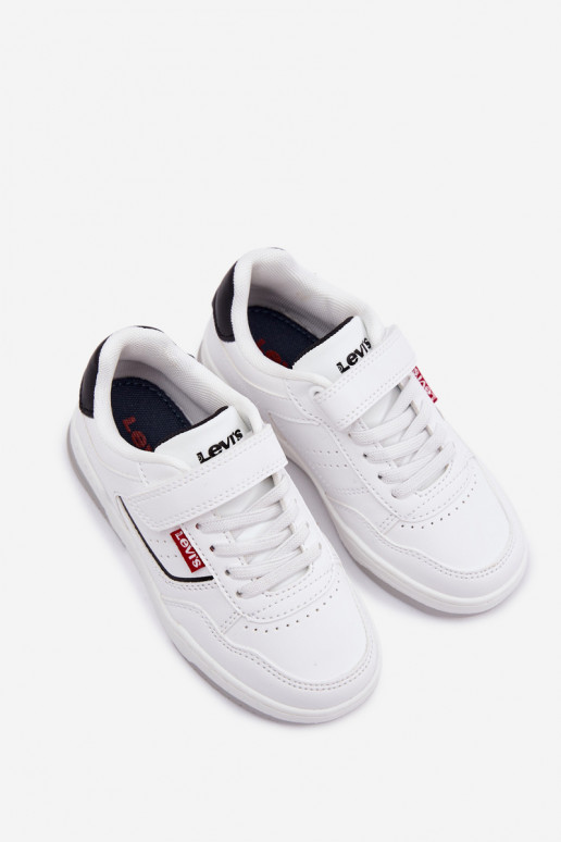 Sneakers tüüpi jalanõud Laste jalanõud krõpsudega kinnitatav LEVI'S JOHN SE VJOH0012S valget värvi