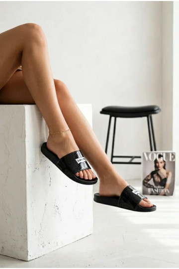 Nuorten sandaalit LEVI'S VPOL0251S-2693 musta kiiltävällä 2