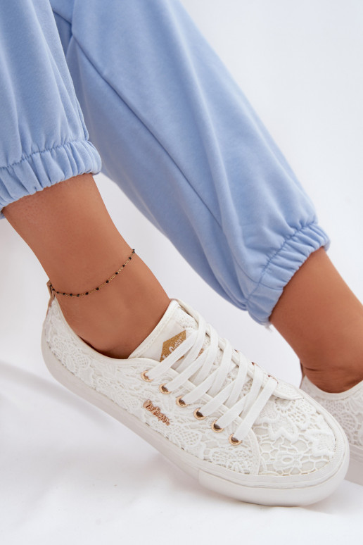 naiste saapad pitsilised Lee Cooper LCIN-26-02-4060 valget värvi