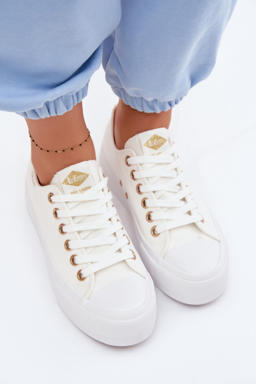 naiste saapad platvormiga Lee Cooper LCIN-26-31-4369 valget värvi