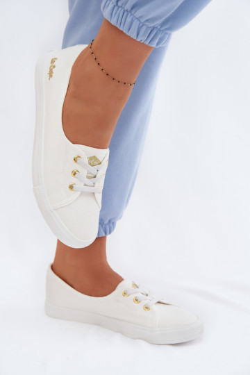 Spordilised vabaaaja kingad Lee Cooper LCIN-26-02-4043 valge-kuldne