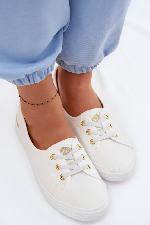 Spordijalatsid naiste saapad Lee Cooper LCIN-26-02-4043 Valget-Kuldset värvi