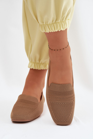 Riidest naiste mokassiinid pruunid värvi Dorielle