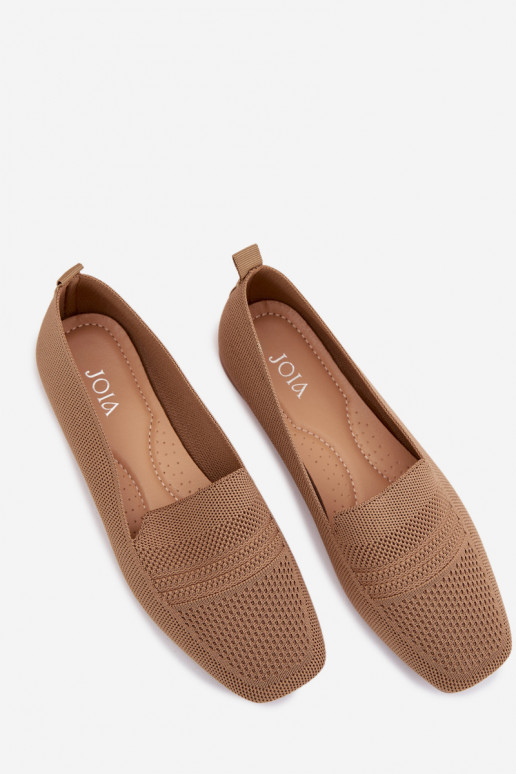 Riidest naiste mokassiinid pruunid värvi Dorielle