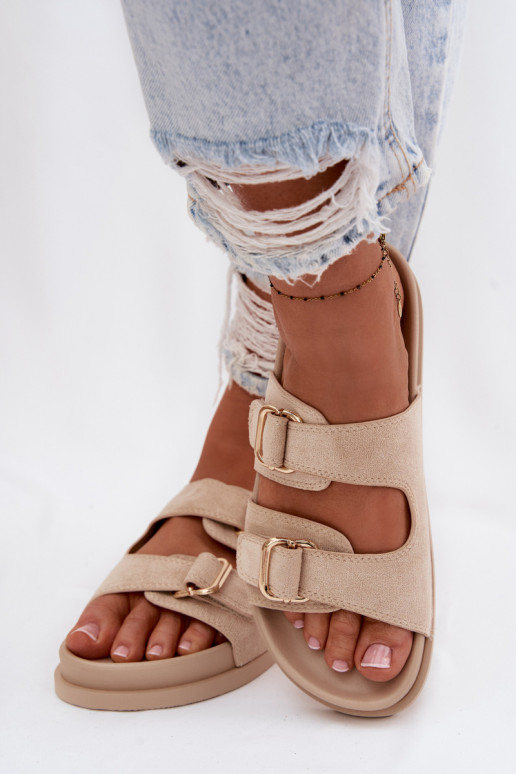 naiste plätud Ze Kuldset värvimi neetide ja pandlagami beeži värvi Pelorin