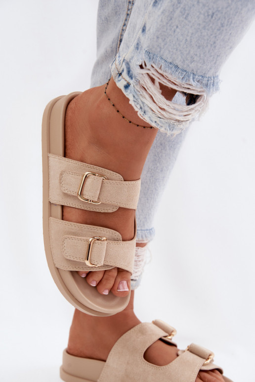 naiste plätud Ze Kuldset värvimi neetide ja pandlagami beeži värvi Pelorin