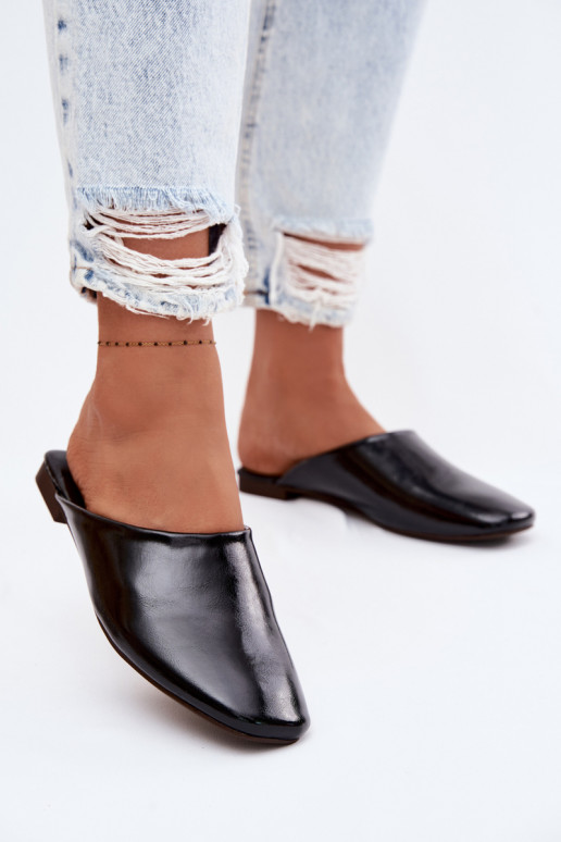 naiste plätud MuleImitacji Skóry sileda tallaga msuud Romelle