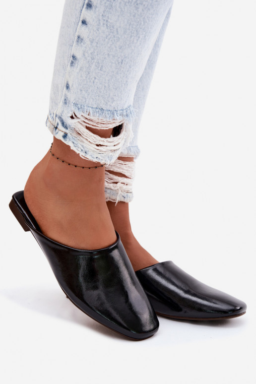 naiste plätud MuleImitacji Skóry sileda tallaga msuud Romelle