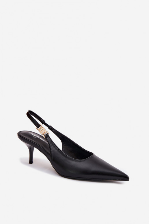 PealistesandaalidImitacji Skóry kõrge jämeda kontsaga msuud Jelissey