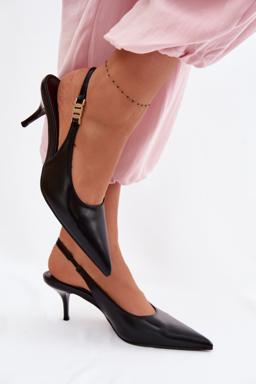 PealistesandaalidImitacji Skóry kõrge jämeda kontsaga msuud Jelissey