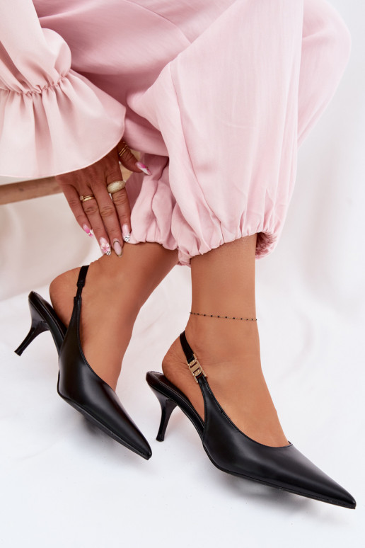 PealistesandaalidImitacji Skóry kõrge jämeda kontsaga msuud Jelissey