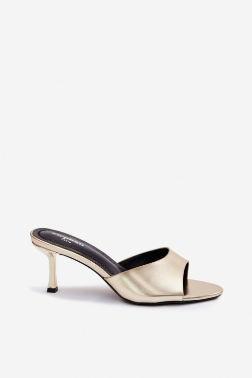 PlätudImitacji Skóry kõrge jämeda kontsaga Kuldset värvi Melissea