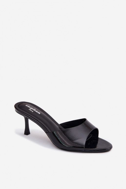 Laque PlätudImitacji Skóry kõrge jämeda kontsaga msuud Melissea