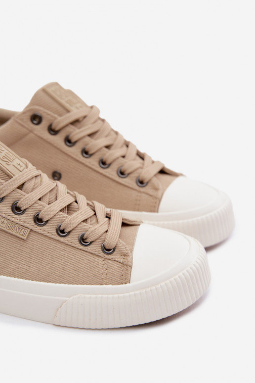 Meeste madalad vabaaja kingad beeži värvi