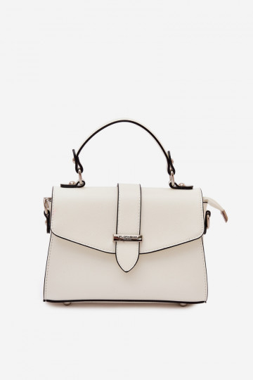 Käekott Postiljon Eemaldatava rihmaga Ecru Belveta