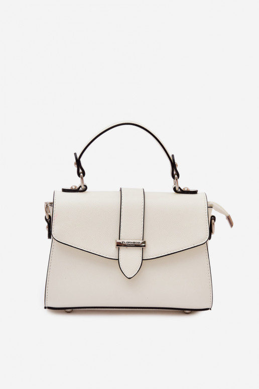 Käekott Postiljon Eemaldatava rihmaga Ecru Belveta