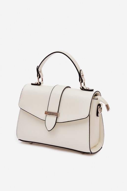 Käekott Postiljon Eemaldatava rihmaga Ecru Belveta