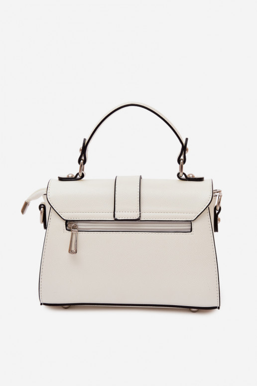 Käekott Postiljon Eemaldatava rihmaga Ecru Belveta