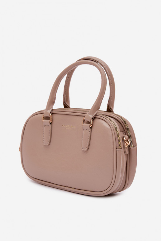 Käekott Typu Pagasiruumi Vähe Eco nahk Tumebeež Soraya