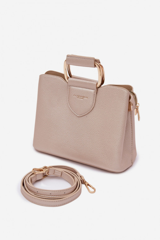 Käekott Pagasiruumi Vähe eko-nahast Kuldset värvi Lorielle