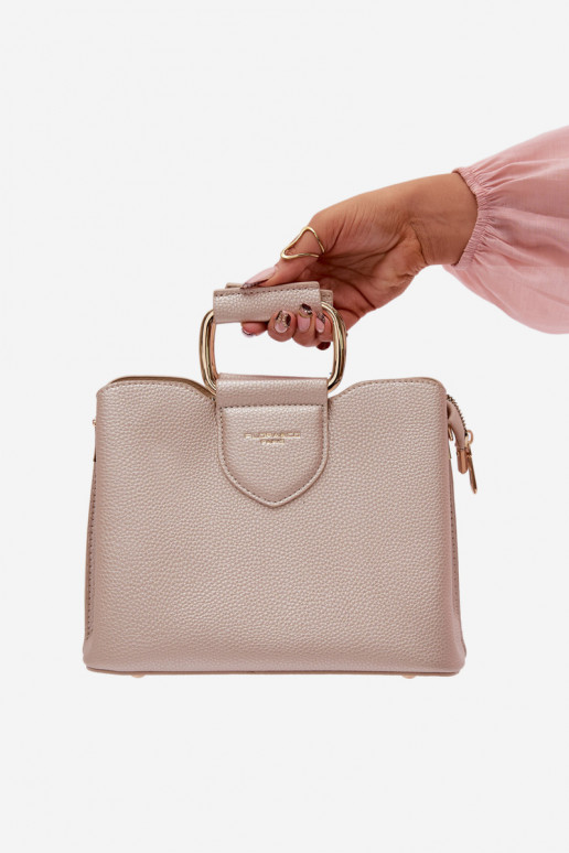 Käekott Pagasiruumi Vähe eko-nahast Kuldset värvi Lorielle