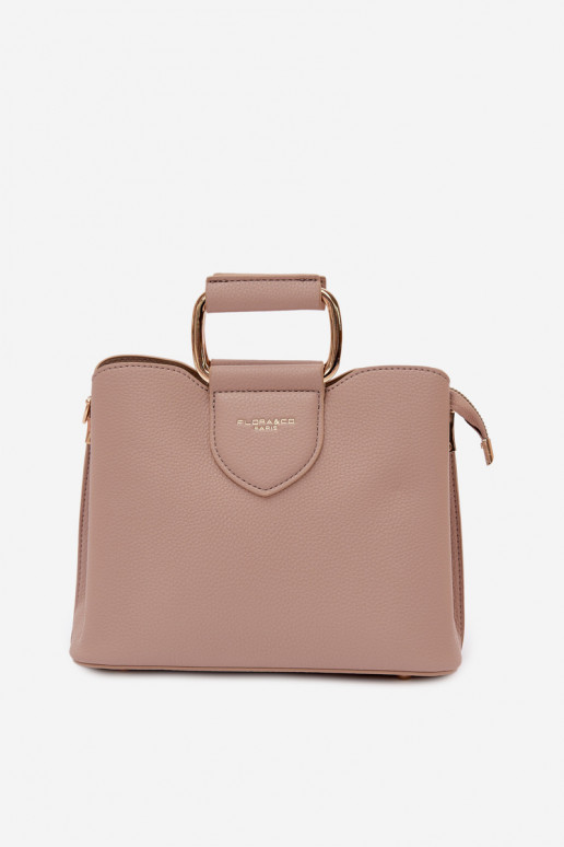 Käekott Pagasiruumi Vähe eko-nahast Tumebeež Lorielle