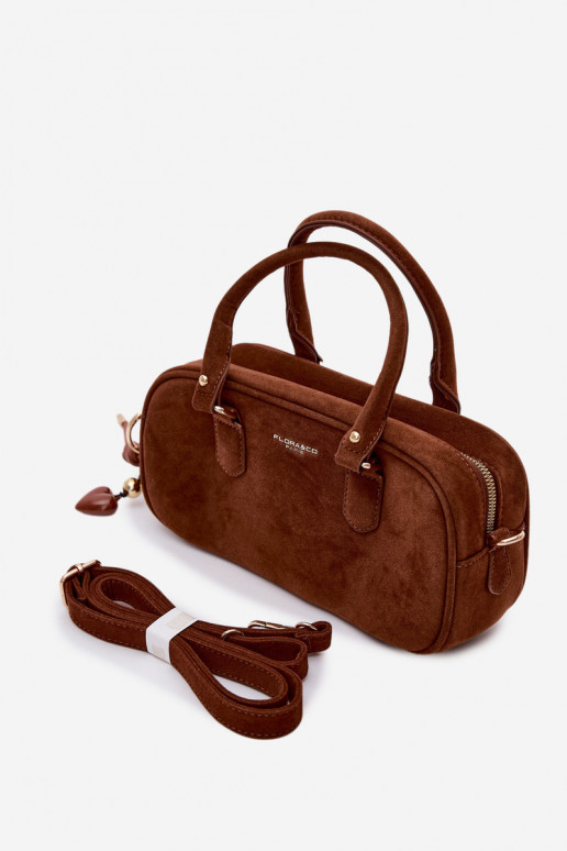 Käekott Typu Pagasiruumi VäheEco Suedeu pruunid värvi Annelle