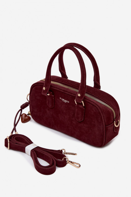 Käekott Typu Pagasiruumi VäheEco Suedeu bordoo-värvi Annelle