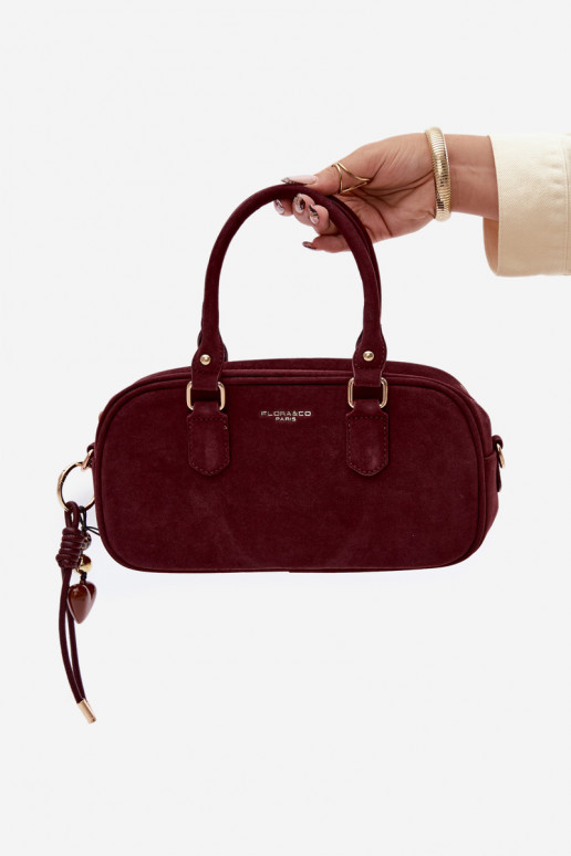 Käekott Typu Pagasiruumi VäheEco Suedeu bordoo-värvi Annelle