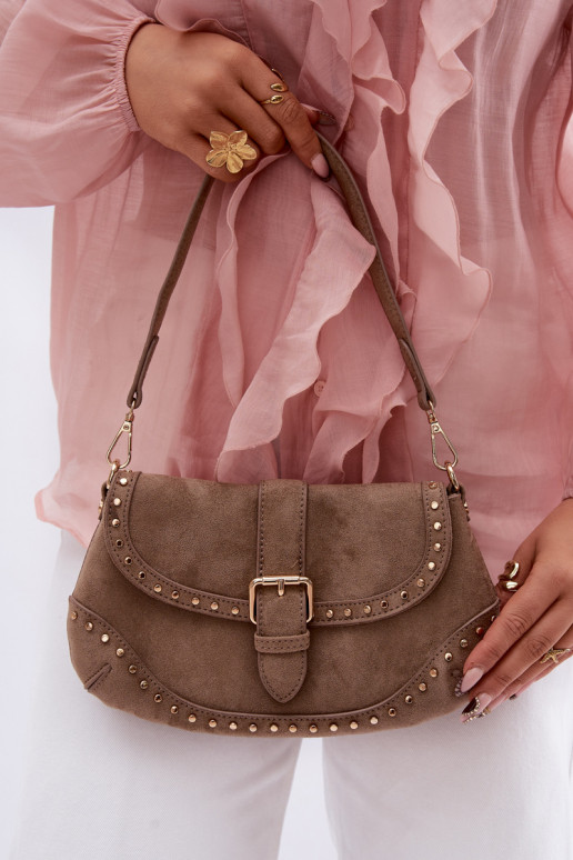 Käekott neetidega Eco Suedeosissea Tumebeež Clarielle