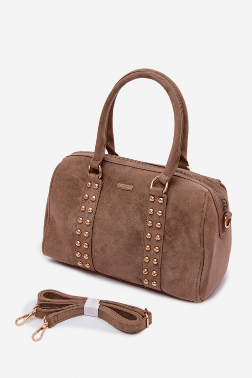 Käekott Typu Pagasiruumi Ze Kuldset värvimi Pealastud Tumebeež Emelle