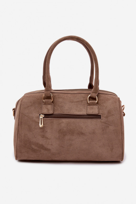 Käekott Typu Pagasiruumi Ze Kuldset värvimi Pealastud Tumebeež Emelle