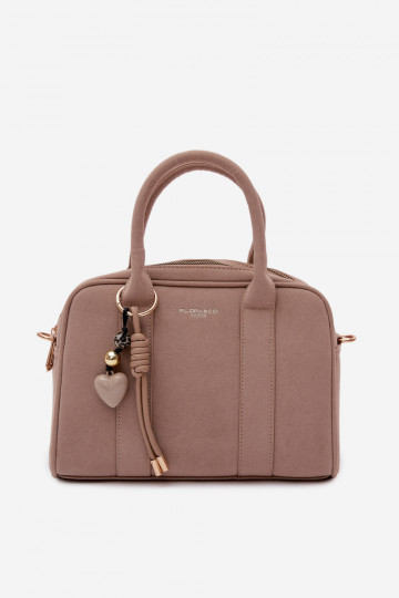 Käekott Typu Pagasiruumi Eco SuedeosisseaBrelokiem elevandiluu värvi Sorielle