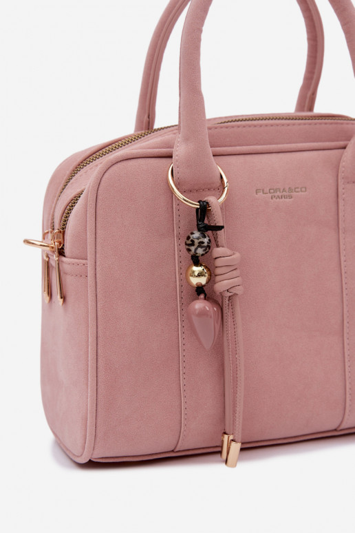 Käekott Typu Pagasiruumi Eco SuedeosisseaBrelokiem Roosa Sorielle