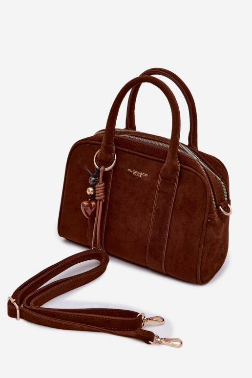 Käekott Typu Pagasiruumi Eco SuedeosisseaBrelokiem pruunid värvi Sorielle