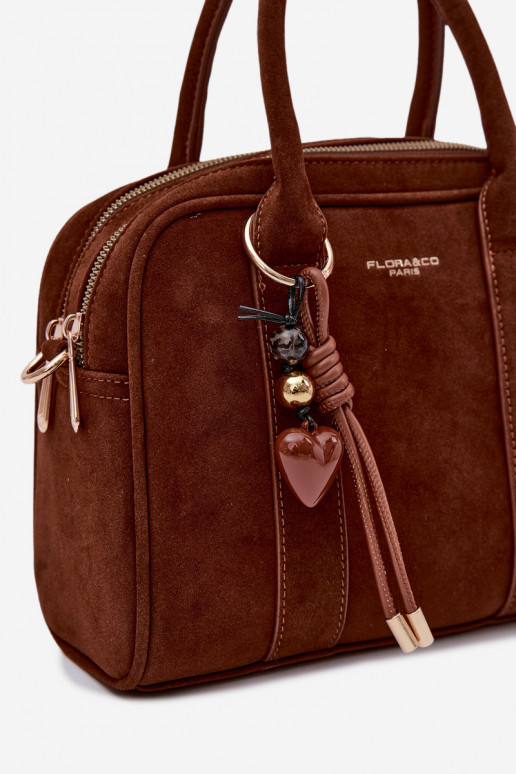 Käekott Typu Pagasiruumi Eco SuedeosisseaBrelokiem pruunid värvi Sorielle