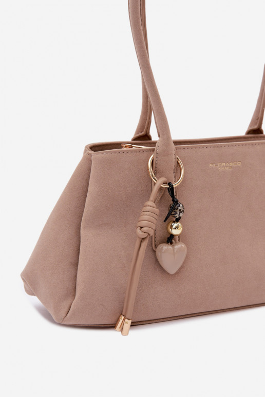 Eco Suedeosissea KäekottBrelokiem elevandiluu värvi Nelina