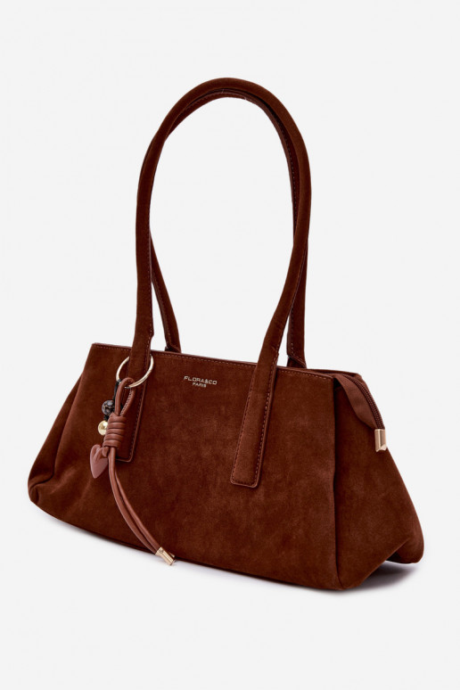 Eco Suedeosissea KäekottBrelokiem pruunid värvi Nelina