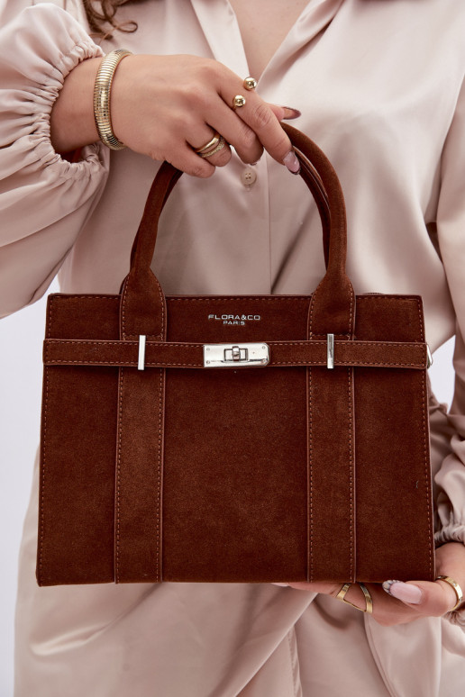 Käekott Typu PagasiruumiImitacji seemisnakhsedu pruunid värvi Noressa