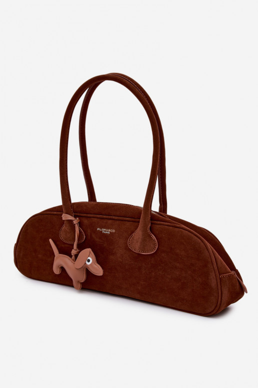 Käekott BagietkaImitacji seemisnakhsedu Zasisseieszka Jamnik pruunid värvi Annette