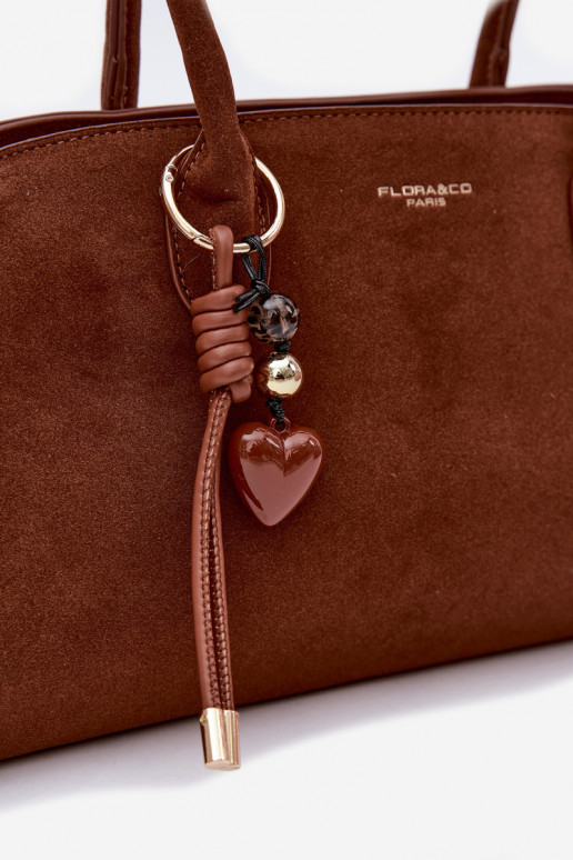 KäekottBrelokiem I neetide ja pandlagami Eco Suedeosissea pruunid värvi Violette