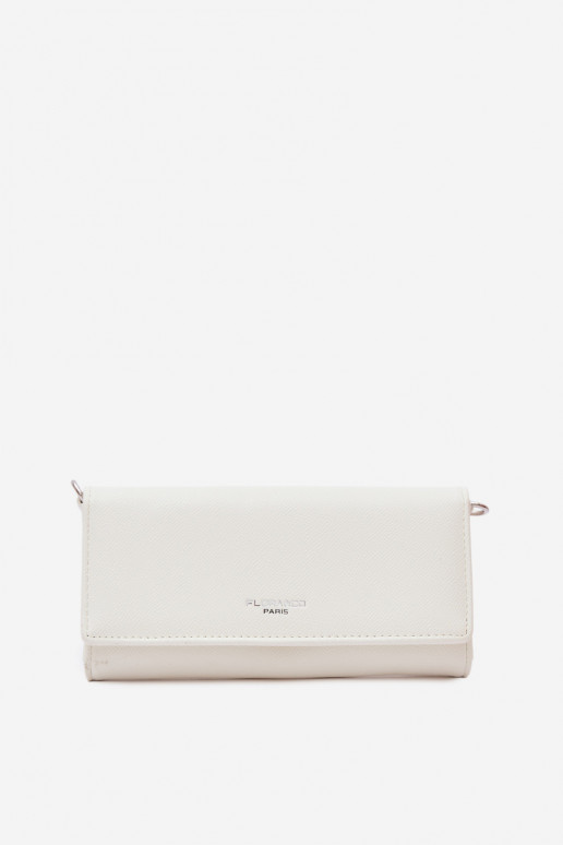 Rahakott Käekott 2in1 rihmadega Ecru Suzette