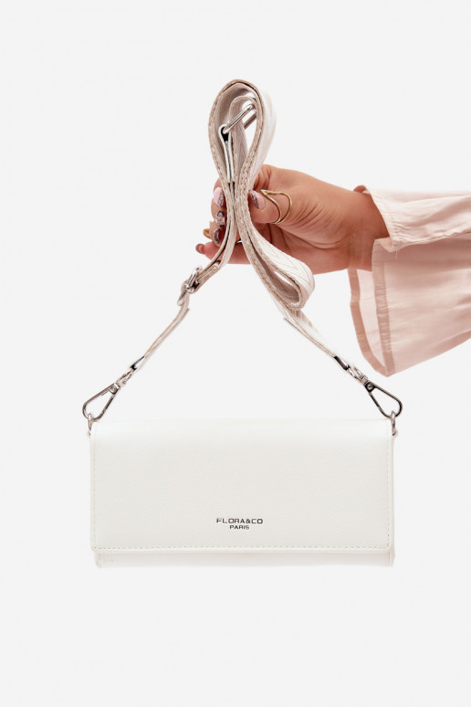 Rahakott Käekott 2in1 rihmadega Ecru Suzette