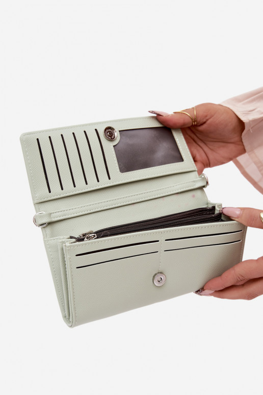 Rahakott Käekott 2in1 rihmadega mündiroheline Suzette