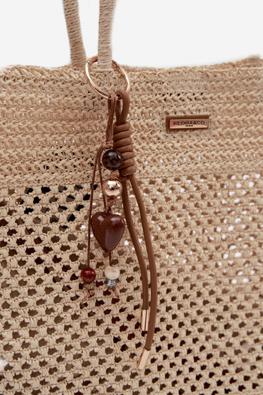 Punutud Rahakott Ostleja SuurBrelokiem Heledaltbeež Lucette