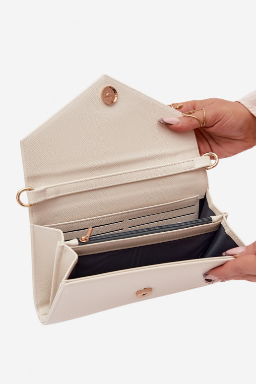 Käekott Sidurikott Rahakott 2in1 Eemaldatava rihmaga Heledaltbeež Pauline