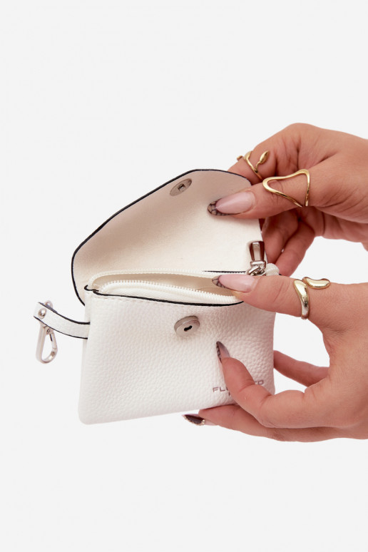 Portmonetka Pealiste omad eko-nahast Ecru Calienne