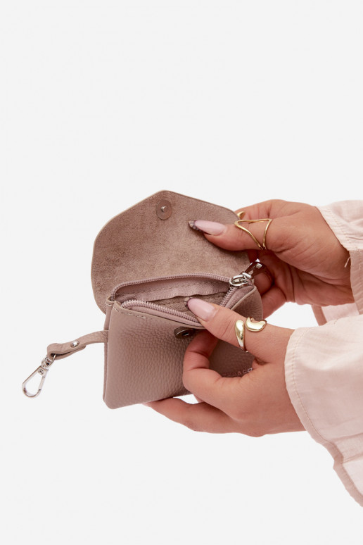 Portmonetka Pealiste omad eko-nahast elevandiluu värvi Calienne