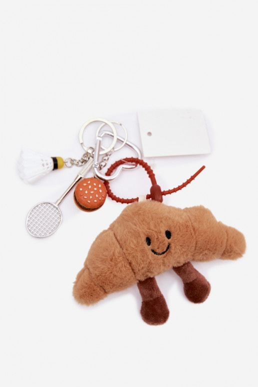 Breloczek Zasisseieszka Do Torebki Kluczy Rogalik Rakieta Lotka Hamburger elevandiluu värvi