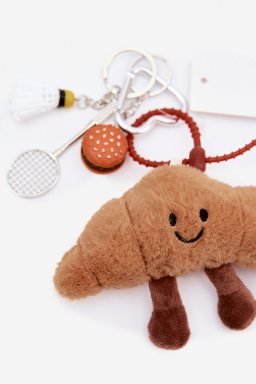 Breloczek Zasisseieszka Do Torebki Kluczy Rogalik Rakieta Lotka Hamburger elevandiluu värvi